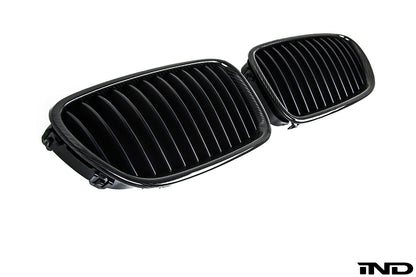 iND f10 m5 carbon fiber front grille set pre lci - iND Distribution