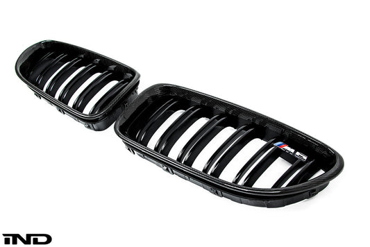 iND f06 f12 f13 m6 carbon fiber front grille set - iND Distribution