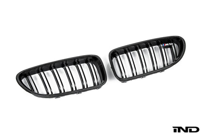iND f06 f12 f13 m6 carbon fiber front grille set - iND Distribution