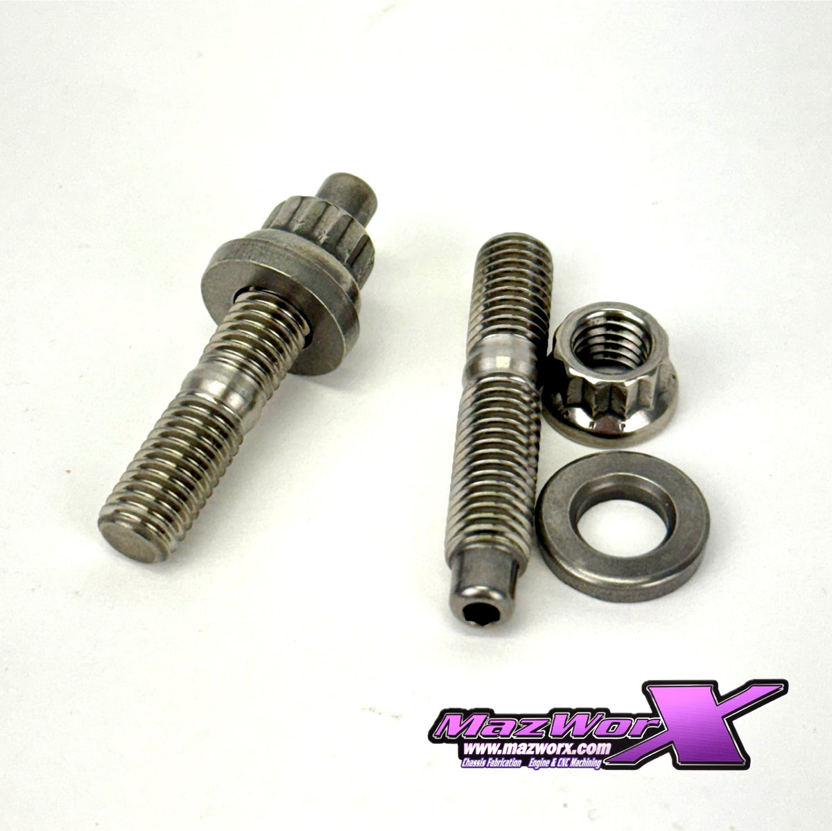 Mazworx - RB26 ステンレスエキゾーストスタッドキット (12153-SS)