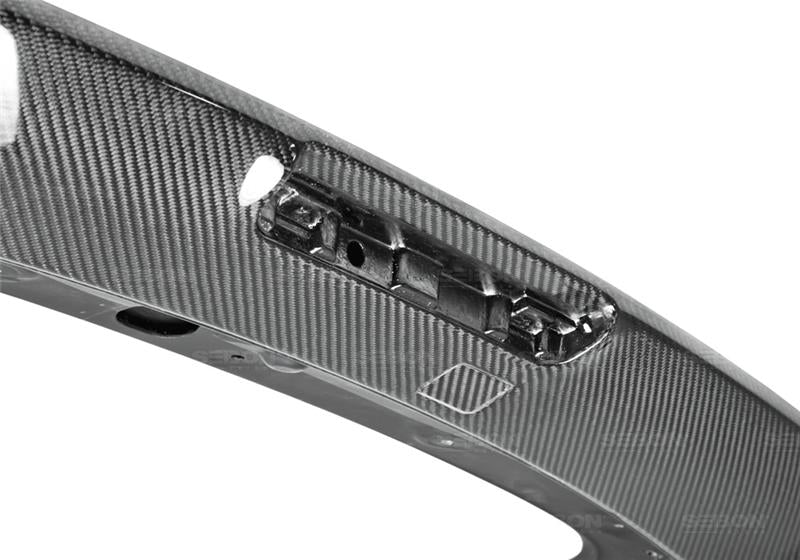 Seibon 2008-2010 スバル WRX/STI ハッチバック 純正形状 カーボンファイバー リアスポイラー（LEDライト無し）