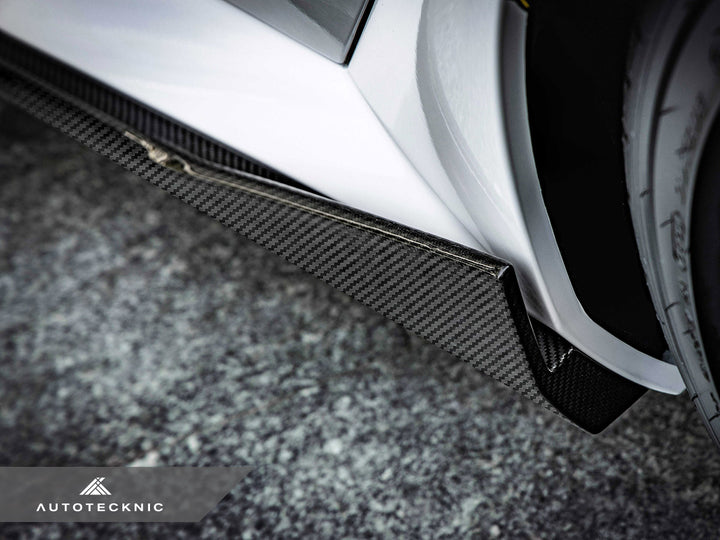 AutoTecknic G90 / G99 M5 ドライカーボン サイドスカートエクステンションセット