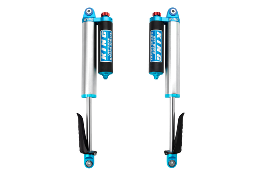 King Shocks 2018年以降 ジープ ラングラー JL リア 2.5径 ピギーバックリザーバーショック 2.5インチ（約63.5mm）-5インチ（約127mm）リフト対応 調整可能（ペア）