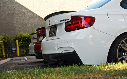 iND f22 m235i m240i painted trunk emblem - iND Distribution