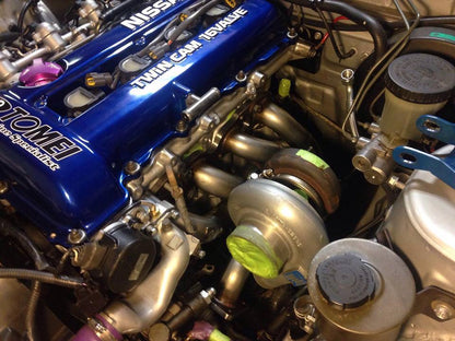 Speed Tek Auto Racing ステンレスチューブラー SR20 シルビア S13 S14 S15 GREDDY TRUST ミッドマウント TD06 エキゾーストマニホールド