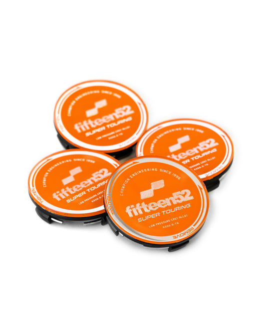 fifteen52 スーパーツーリング センターキャップセット_オレンジ/クローム