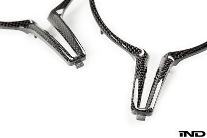 iND carbon fiber steering wheel trim - iND Distribution