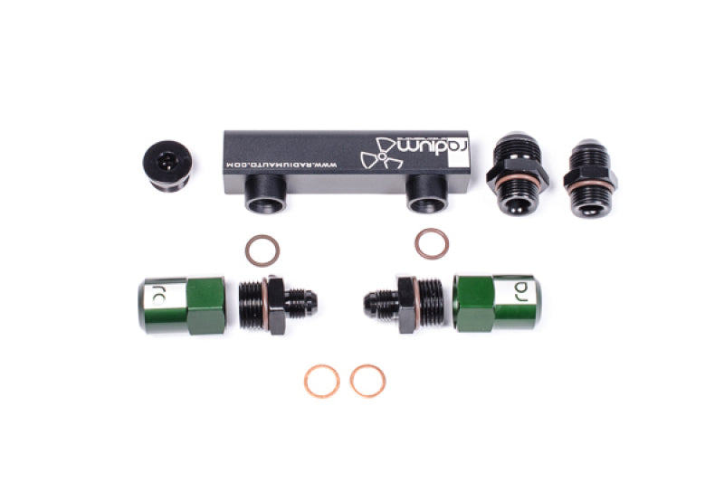 Radium Engineering ボッシュ ポンプ 4ポート マニホールド チェックバルブ使用 - 汎用