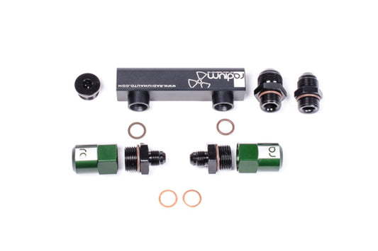 Radium Engineering ボッシュ ポンプ 4ポート マニホールド チェックバルブ使用 - 汎用