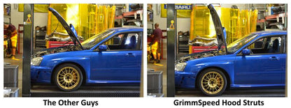 GrimmSpeed ハイリフト ボンネットダンパー | スバル 2002-2007年 インプレッサ / WRX / 2004-2007年 STI