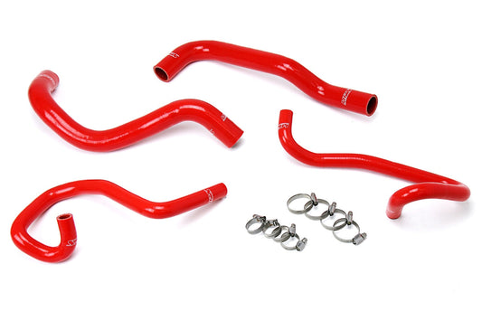 HPS シリコン ホース キット - ラジエーターおよびヒーター ホース 57-1640-RED