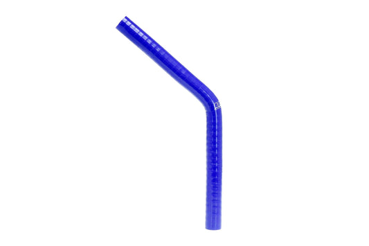 HPS 1/4インチ(6.5mm) 内径、10インチ(254mm) 、シリコン 45 度エルボ カプラー ホース、 耐高温 4 層強化、ブルー (6.5mm 内径)