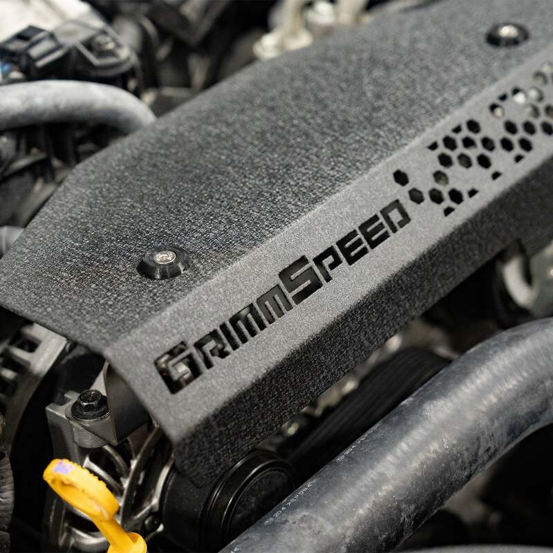 GrimmSpeed プーリーカバー ブラック | スバル 2022年以降 WRX / 2019年以降 アセント