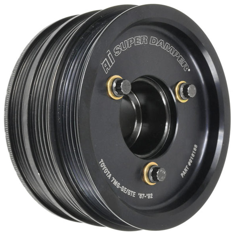 ATI ダンパー - 5.67インチ（約144mm） - アルミ製 - （2）4 溝 - トヨタ スープラ - 7M-GE / GTE 3L - 87-92年 - 最高800HP対応 - 1個入り