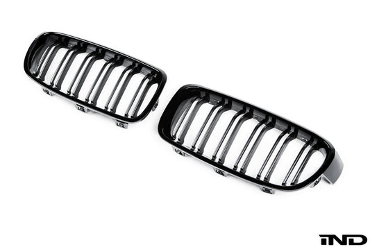iND f30 f31 3 series double slat front grille set - iND Distribution