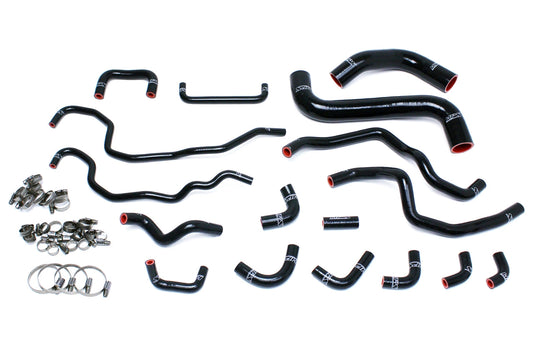 HPS シリコン ホース キット - ラジエーターおよびヒーター ホース 57-1516-BLK