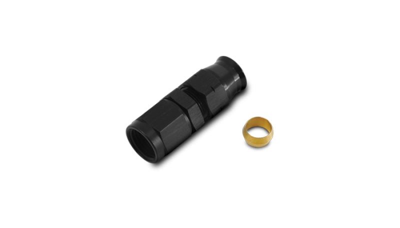 Vibrant -8ANメス - 1/2インチ(約12.7mm)パイプ アダプターフィッティング 真鍮オリーブインサート付