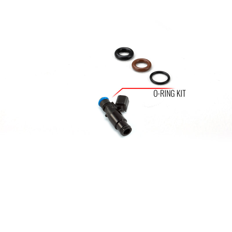 Injector Dynamics 14mmボトムアダプター付きインジェクター用Oリング／シールサービスキット