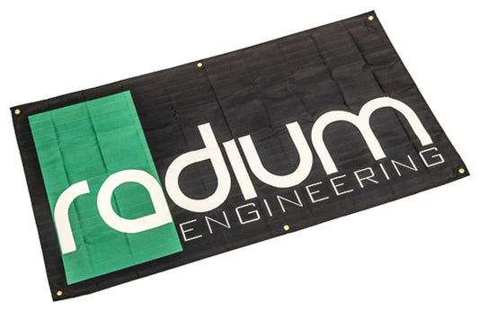 Radium Engineering ロゴキャンバスバナー 58 x 31インチ