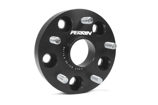 Perrin スバル 25mm ホイールスペーサー 5x114.3 ボルトパターン 56mmセンターハブ - ブラック