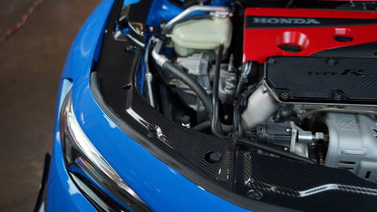 APR Performance カーボンファイバー ラジエータークーリングプレート - ホンダ FL5 シビック タイプR