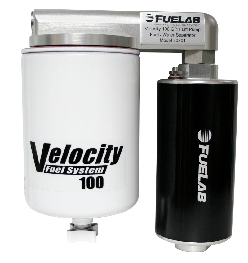 Fuelab 01-10 Duramax 2500/3500 ディーゼル Velocity Series 高性能リフトポンプ 100 GPH 8 PSI