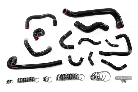 HPS シリコン ホース キット - ラジエーター、ヒーター、サポートホース 57-2135-BLK
