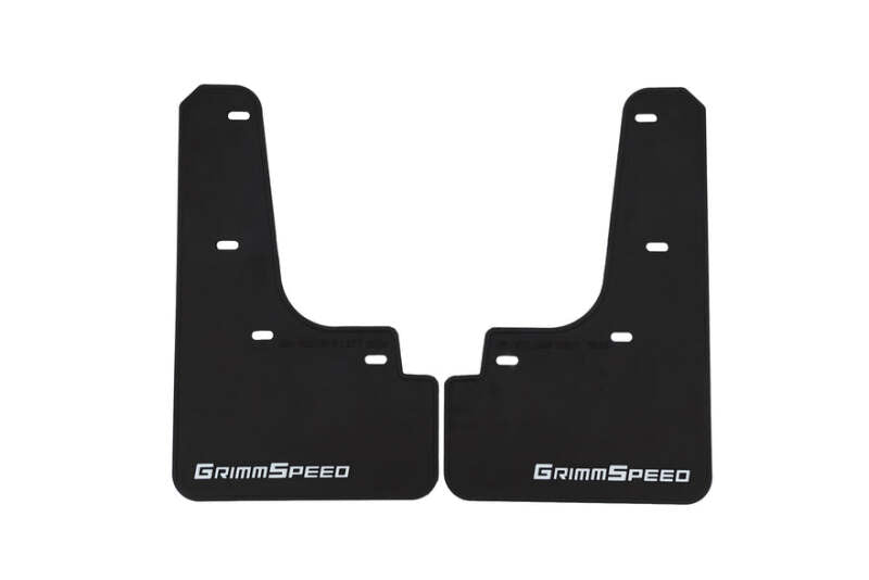 GrimmSpeed マッドフラップ ブラック/ホワイトロゴ | スバル 2022-2025年 WRX(VB)