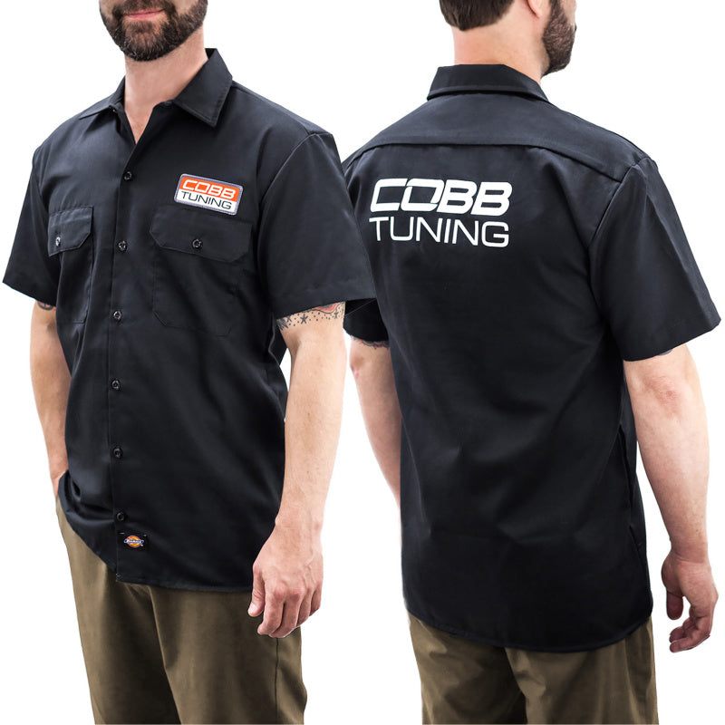 Cobb Tuning Dickies 刺繍パッチ付きワークシャツ - ラージ