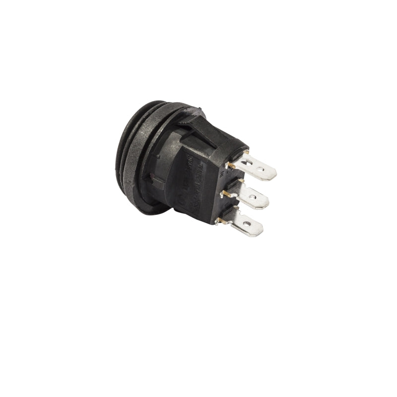 KC HiLiTES 照明付きLED 10A 丸型ロッカーライトスイッチ - 赤色