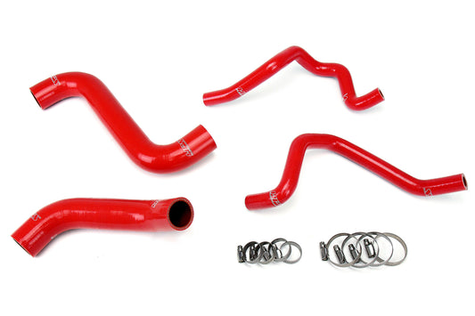 HPS シリコン ホース キット - ラジエーターおよびヒーター ホース 57-1811-RED