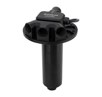 Fuelab 高効率 インジェクション用625馬力対応 SAE プレートマウント ブラシレススクリューポンプ - 250 LHP