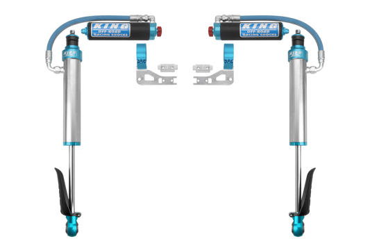 King Shocks 2023年以降 トヨタ セコイア 直径2.5インチ（約63.5mm）リアコイルオーバー リモートリザーバー付き／アジャスター付き（ペア）