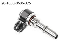 Radium Engineering 6AN スイベルバンジョー 3/8インチ SAE - 6AN オス バルクヘッド貫通