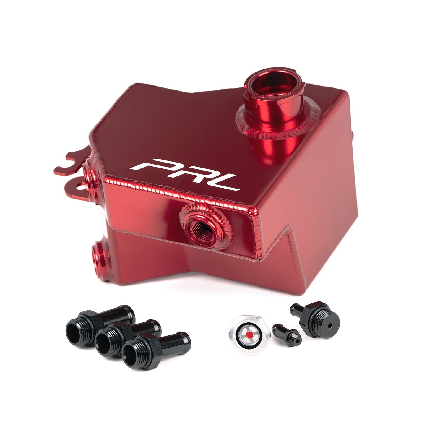 PRL Motorsports 2017-2025 ホンダ シビック タイプR、2016-2021 ホンダ シビック 1.5L ターボ、2024+ アキュラ インテグラ タイプS バッフル付クーラントリザーバータンク