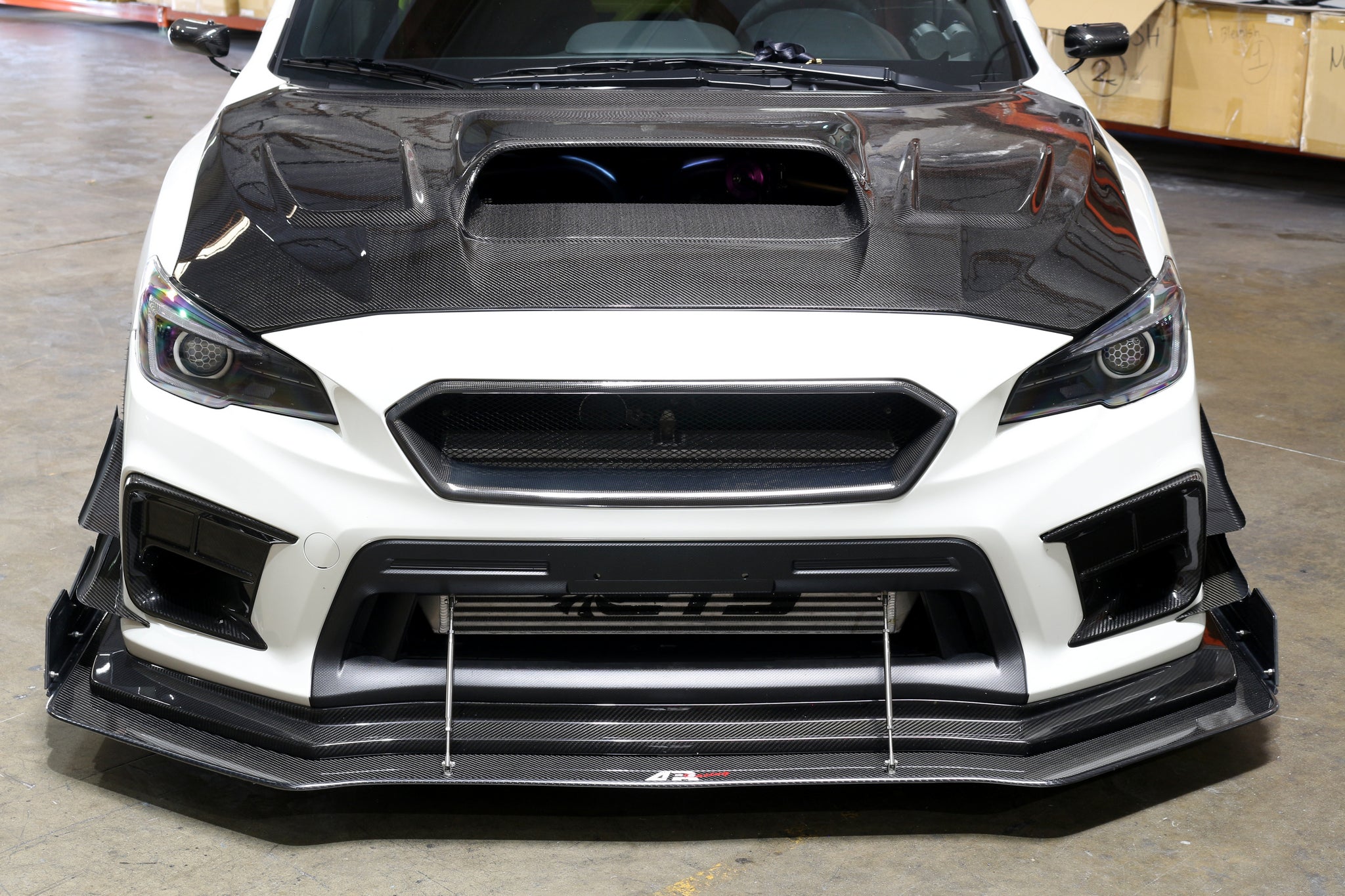 APRパフォーマンス スバル WRX STI カーボンファイバー カナード 2018