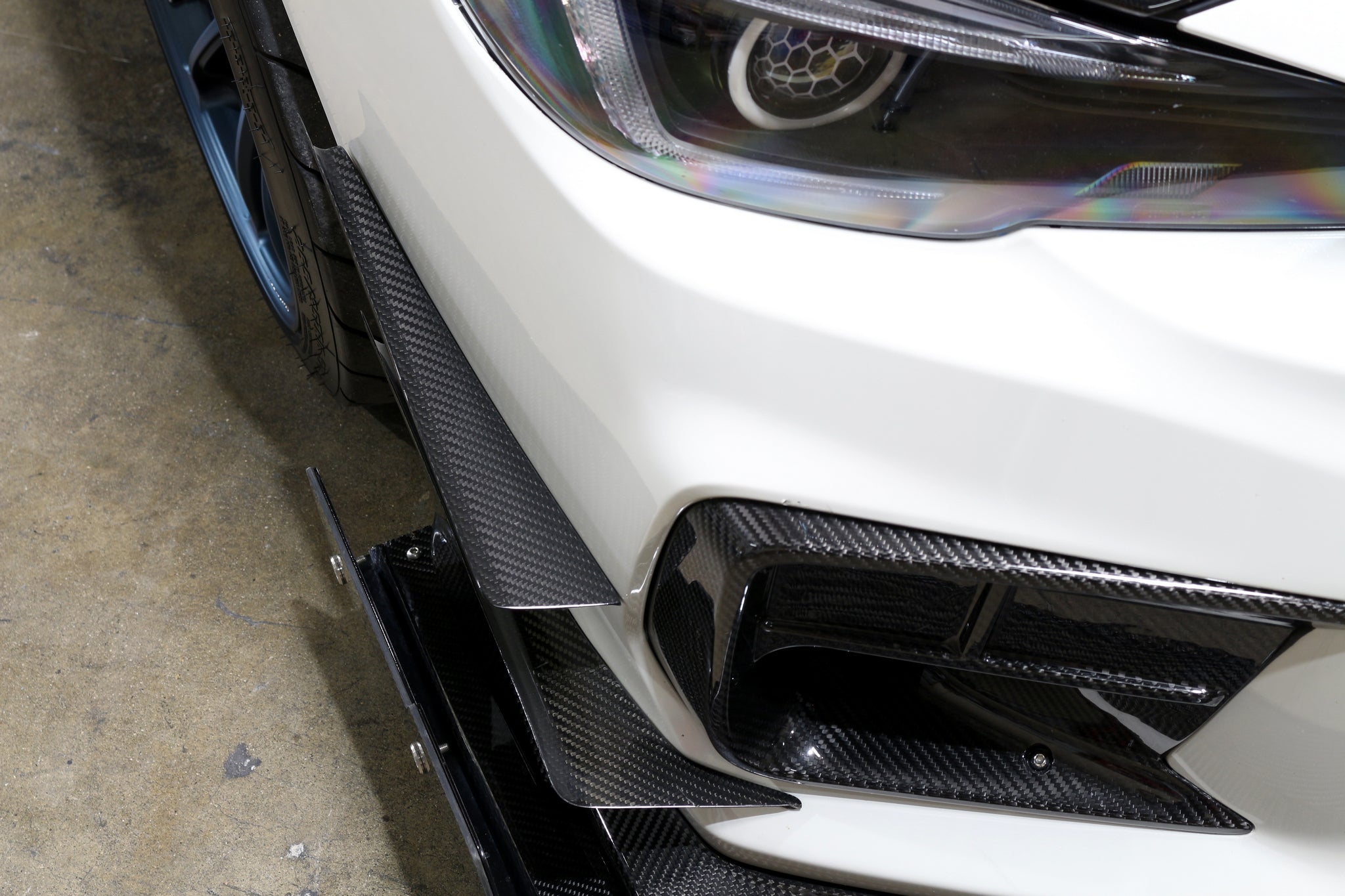 VAB 後期　APR カナード　カーボン APRパフォーマンス スバル WRX STI カーボンファイバー カナード 2018
