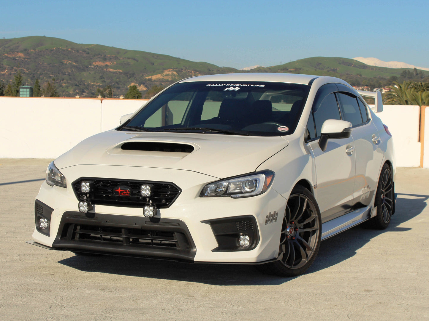 Rally Innovations 2018-2021 スバル WRX/STI 3ピース フロントスプリッター [SU-VAB-FSP-01]