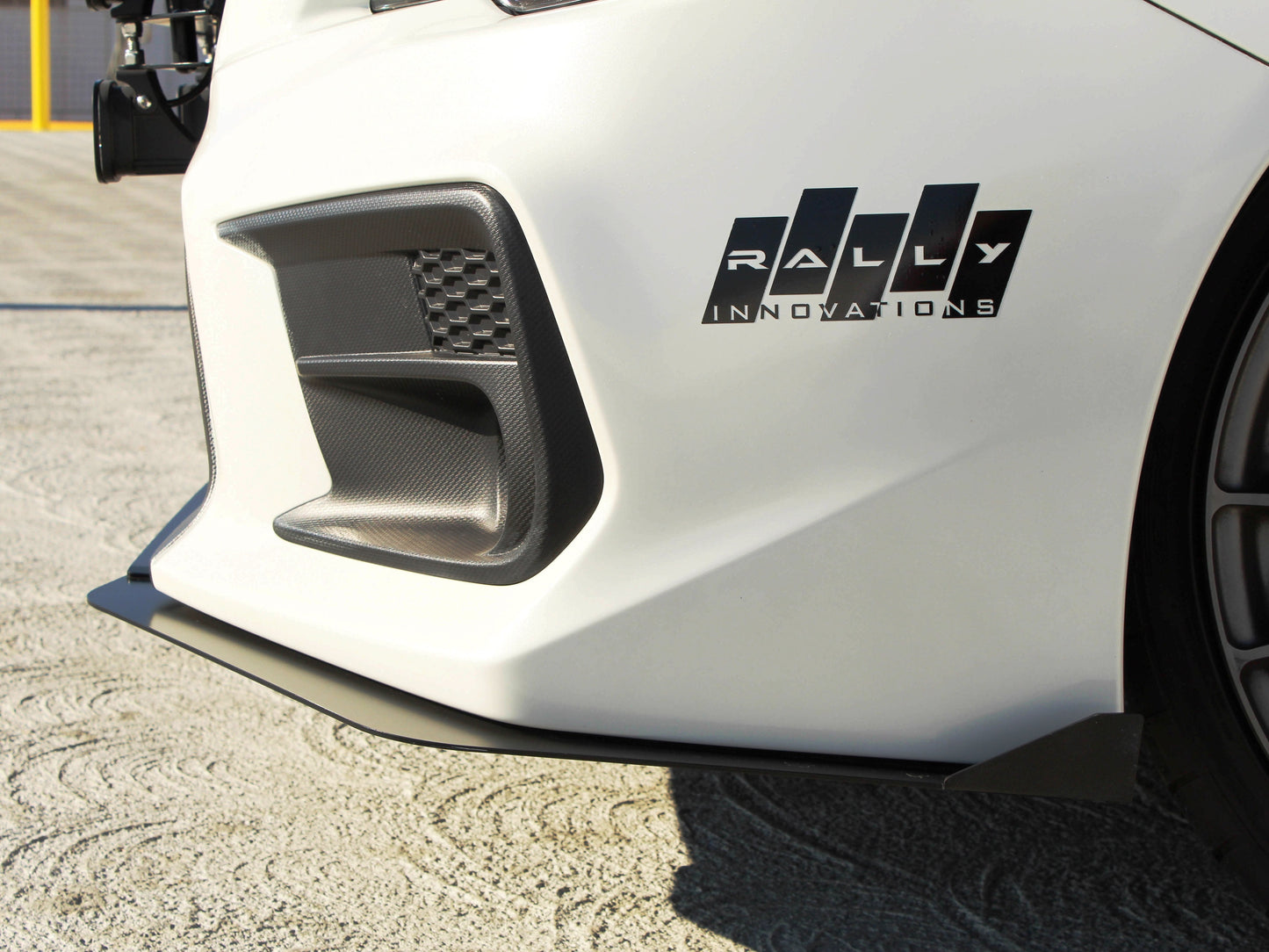 Rally Innovations 2018-2021 スバル WRX/STI 3ピース フロントスプリッター [SU-VAB-FSP-01]