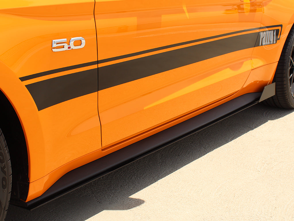 Rally Innovations 2018-2023 フォード マスタング サイドスプリッター [FO-P8T-SPL-01]