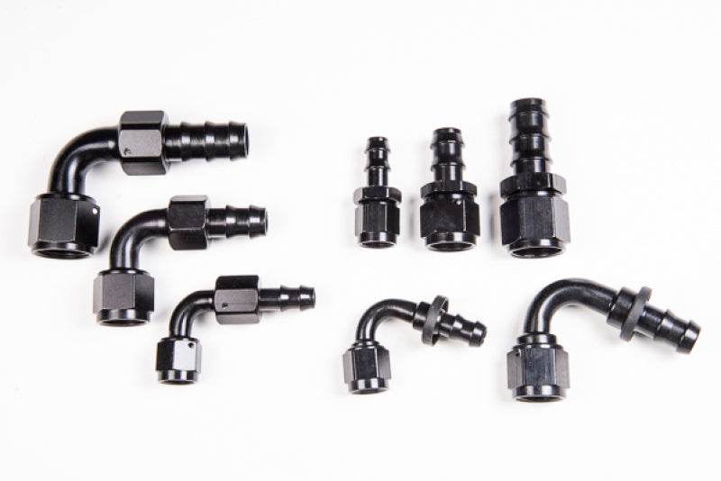 Radium Engineering 10AN ストレート プッシュロック ホースエンド