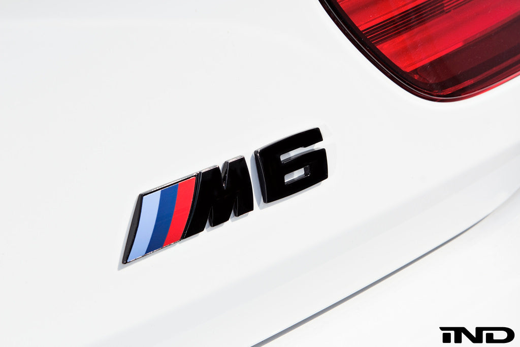 iND f06 f12 f13 m6 painted trunk emblem - iND Distribution