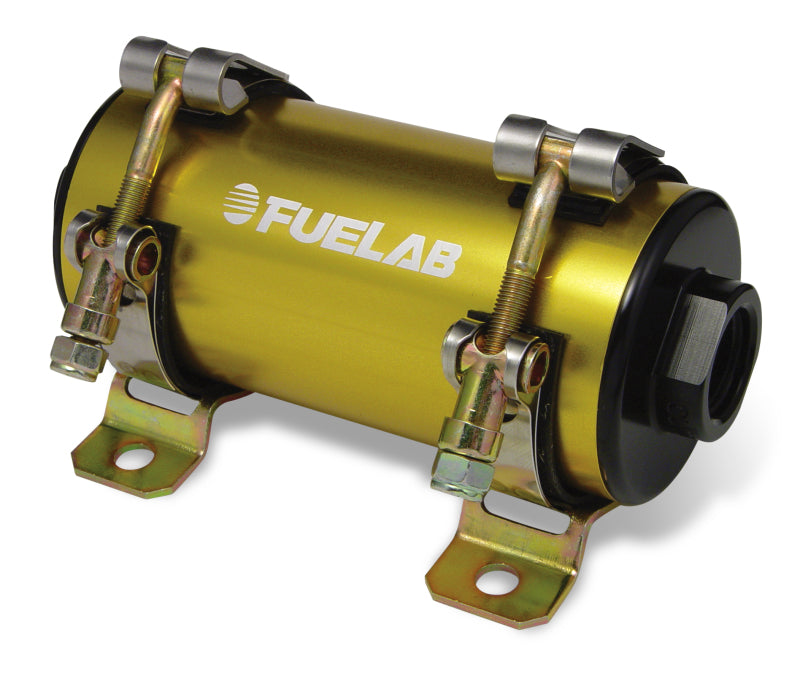 Fuelab Prodigy 高圧インジェクション用インライン燃料ポンプ - 1000HP対応 - ゴールド
