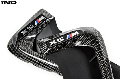 iND f85 x5m carbon fiber side grille set - iND Distribution