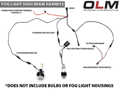 OLM ハイビームハーネス付フォグランプ - 2015+ WRX / 2015+ STI / 2013+ FR-S / 2014+ フォレスター