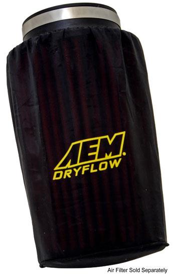 AEM エアフィルターラップ ベース6インチ（約152mm） トップ5 1/4インチ（約133mm） 高さ9インチ（約229mm）
