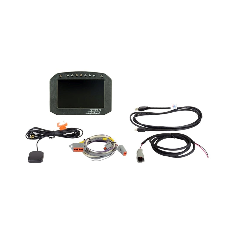 AEM CD-5G カーボンフラッシュ デジタルダッシュディスプレイ 内蔵20Hz GPS＆アンテナ付き