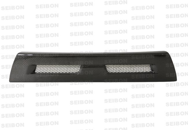 Seibon 2008-2012 ミツビシ エボリューション10 エンブレム無し カーボンファイバー フロントグリル（MRモデル非対応）