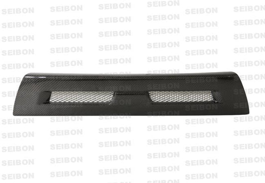 Seibon 2008-2012 ミツビシ エボリューション10 エンブレム無し カーボンファイバー フロントグリル（MRモデル非対応）