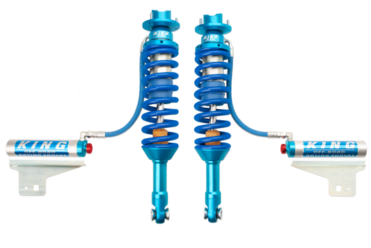King Shocks 10-14 フォード F150 ラプター 4WD フロント 3.0径 リモートリザーバー コイルオーバー 調整機能付き（ペア）